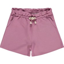 Civil Girls Beli Lastikli Cepli 2-5 Yaş Şort - Pembe