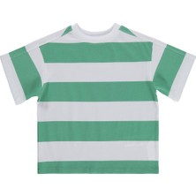 Civil Boys Basic Çizgili 2-5 Yaş Tişört - Yeşil