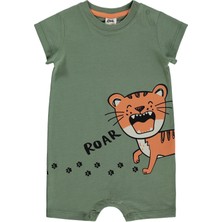 Civil Baby Roar Baskılı 6-18 Ay Tulum - Haki