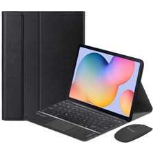 Microcase Redmi Pad 2 11 Inch Tablet Uyumlu Bluetooth Touchpad Klavye+Bluetooth Mouse+Standlı Kılıf-Bkk7