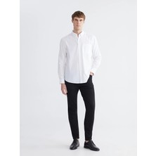 LC Waikiki Lcwaıkıkı Classic Siyah Dar Kalıp Gabardin Erkek Chino Pantolon