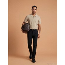 Lcw Vision Siyah Slim Fit Gabardin Erkek Pantolon