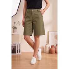 Wkm Kadın Relaxed Fit Chıno Şort