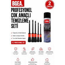 BGEA Greencar Wash Profesyonel Çok Amaçlı Temizleme Seti-Detay Fırça Seti