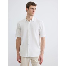 Lcw Vision Beyaz Regular Fit Erkek Basic Gömlek