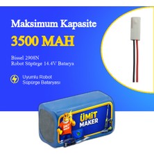Ümit Maker Bissel 2908N Robot Süpürge 3500 Mah Batarya