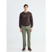 LC Waikiki Lcwaıkıkı Classic Haki Standart Kalıp Erkek Chino Pantolon