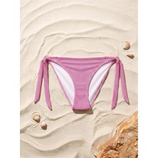 Lcw Dream Pembe Çizgili Kadın Bikini Alt