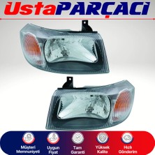 Ustaparçacı Ford Transit V184 Sağ Sol Takım 2 Adet Ön Far Manuel 2001-2006