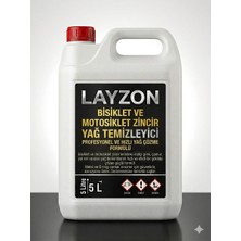 Layzon Motosiklet ve Bisiklet Zincir Dişli Ağır Yağ Temizleyici 5 L