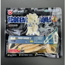 Ecogear Jukusei Aqua Swim Shrimp 3 Inç J05 Pearl Silas Silikon Yem