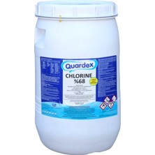 Quardex %68 Aktif Granül Şok Toz Klor 40 kg Yüzme Havuzları İçin Antibakteriyel Kimyasal