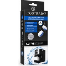 Costrado Active Clean Kahve Makinesi Temizleme Tableti 10'lu