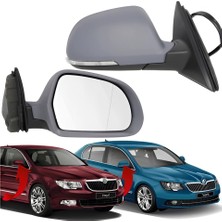 Gkl Skoda Superb Sağ Ayna Komple 6 Pin 2008-2015 3T1857508BH