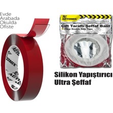 Depo Garaj 18MM*4M Çift Taraflı Silikon Bant