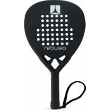 Rebuwo Half Carbon Diamond Padel Raketi Beyaz 4043