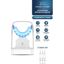 Pirantech M08 LED Mavi Işık Diş Beyazlatma Cihazı | Evde Profesyonel Ağız Bakımı