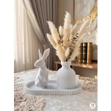 ​deng Tasarım Minimalist Tavşan  Dekor Seti