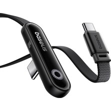 BASEUSONLINE Baseus Mvp3 Yatay Type-C To Type-C 100W Hızlı Şarj Kablosu 1m - L Tipi Oyuncu Şarj Kablosu
