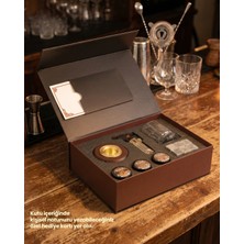 Lüx Kutulu Hediyelik Viski Tütsüleme Seti / 1 Adet Smoker / 1 Adet Viski Bardağı / 6 Adet Viksi Taşı / Torch Çakmak / 3 Farklı Talaş / Kullanım Kartı / Hediye Kartı / Full Set Kokteyl Tütsüleme Kiti