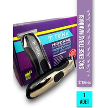 Tıraş Makinası, Saç, Sakal, Ense, Vücut + 4 Adet TARAK. TRINA 0041