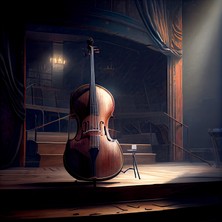 Aden Dijital Dekoratif Müzik Sanat Kanvas Tablo