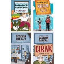 Taze Kitap Şermin Yaşar 4 Kitap Set: Babaannem Geri Döndü, Abartma Tozu, Dedemin Bakkalı, Çırak - 6-8 Yaş