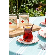 Rakle x Bengi Kurtcebe Pomodoro Stoneware 8 Parça Çay Seti 140 cc