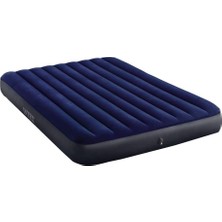 Intex Dura-Beam 64759 Çift Kişilik Yatak Kadife Malzeme ile 152 x 203 x 25 cm Konforlu Kullanım