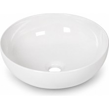 Dura Vero Çanak Lavabo 38 Cm. Tezgah Üstü Batarya Deliksiz | 5940