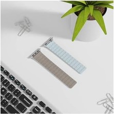 Belirtilmemiş - 44/45/46/49MM Kordon Şerit Çizgi Ince Dizayn Magnetik Strap 111 2/3/4/5/6/se/7/8/9/10/