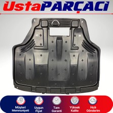 Ustaparçacı Ford Fiesta Motor Alt Koruma Kapağı Karter Koruma Muhafazası Plastik 2009-2022