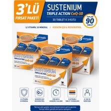 Sustenium Triple Action Coq-10 30 Tablet 3 Adet