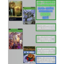Pearson English Reader The Adventures of Huckleberry Finn - David Copperfield - Young King & Stories - The Adventure Capital of The World (A2+ / B1 Seviye İngilizce Hikaye Seti 4 Kitap)