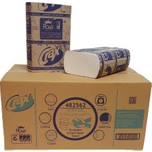 Crax Z Katlama Kağıt Havlu 21X21 cm 120'LI (1 Koli 12 Paket)