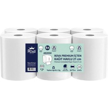 Rova Premium Içten Çekme Kağıt Havlu 21 cm 4 kg 6'lı