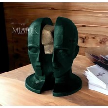 Miarik Design Dekoratif Beyin Adam Heykeli