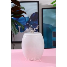 Miarik Design Dekoratif Mermer Oval Çöp Kovası