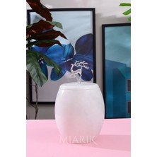 Miarik Design Dekoratif Mermer Oval Çöp Kovası
