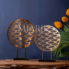Miarik Design Dekoratif Yuvarlak 2li Dudak Obje