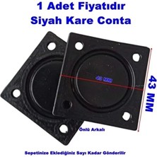  kare slikon şofben diyafram contası