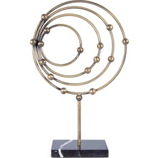 Miarik Design Dekoratif Spiral Rovelverli Tekli Obje