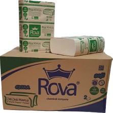 Rova Premium Z Katlama Kağıt Havlu 21X21 cm 200'LÜ (1 Koli 12 Paket)