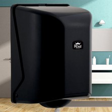 Rova Maxi Içten Çekme Kağıt Havlu Dispenseri Siyah