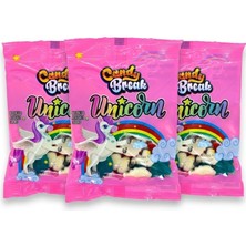 American Foods Candy Break Unicorn Yumuşak Şekerleme (113 Gr) ile Sihirli Bir Lezzet Molası! (3 Adet)