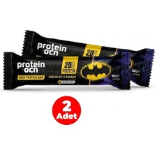 Protein Ocn Proteinocean Çikolata ve Muz Aromalı Yüksek Protein Bar 50 G (2 Adet)
