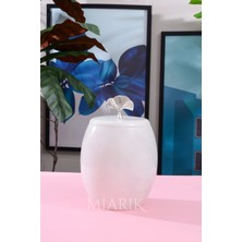 Miarik Design Dekoratif Mermer Oval Çöp Kovası