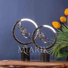 Miarik Design Dekoratif 2li Zeytin Dalı Profil Obje