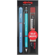 Rotring Visuclick 0.7 mm Mavi Mekanik Kurşun Kalem Seti Ergonomik Tasarım ve Uzun Ömürlü Mekanizma