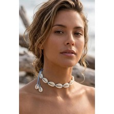 Petek Aksesuar Deniz Kabuğu Midye Choker Tasma Kolye